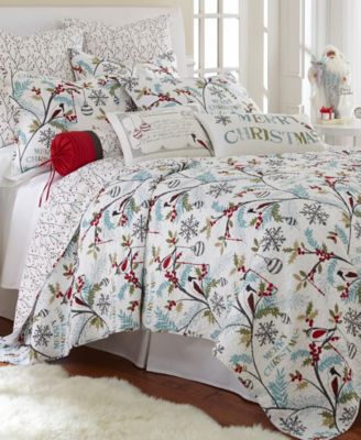 Home Mistletoe Reversible Quilt, King/California King