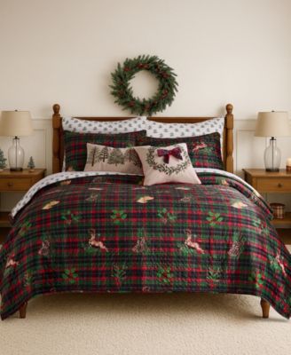Home Merry Tartan Sham, Standard