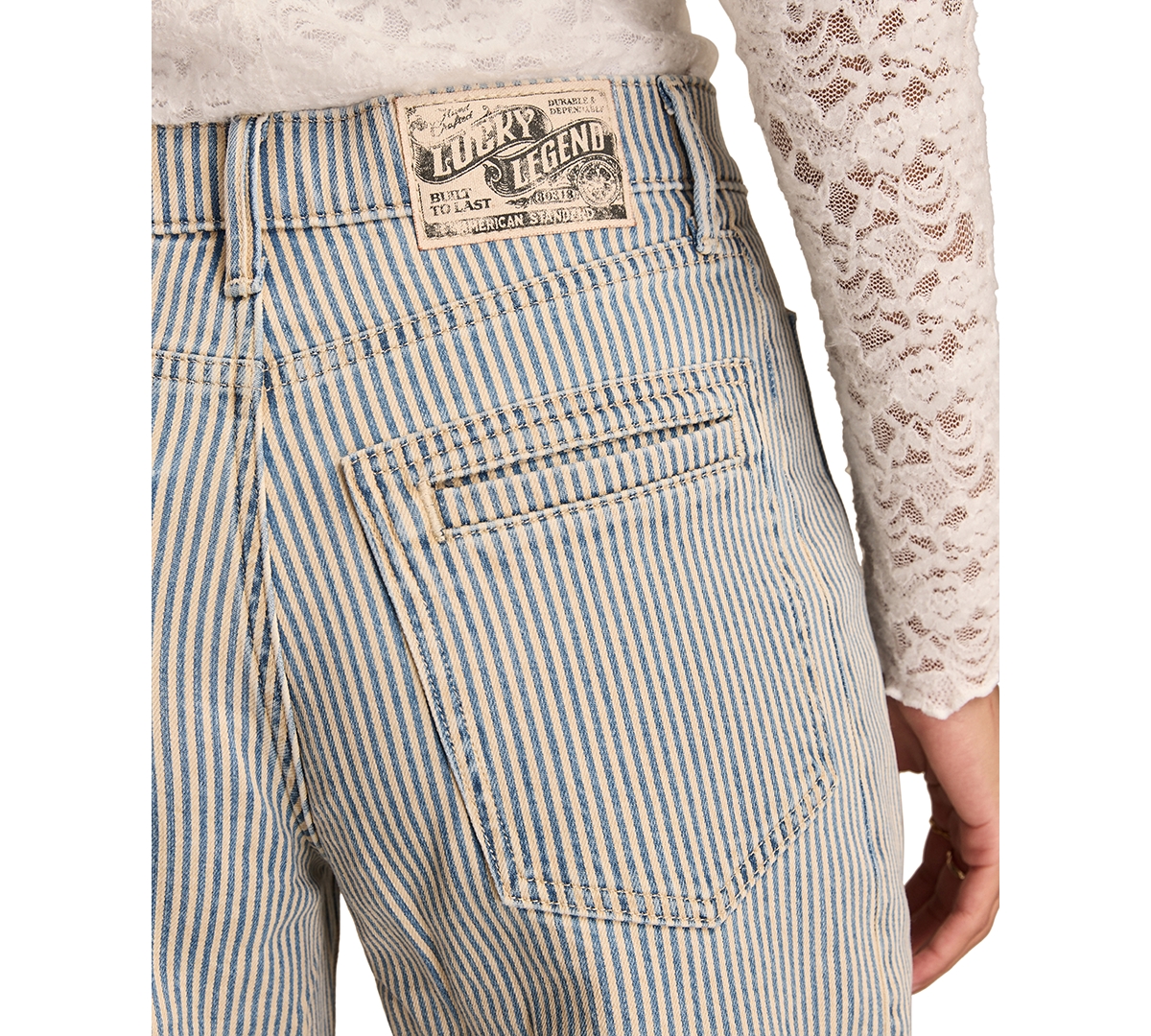 Lucky Brand Legend Barrel Leg Jeans In Gray