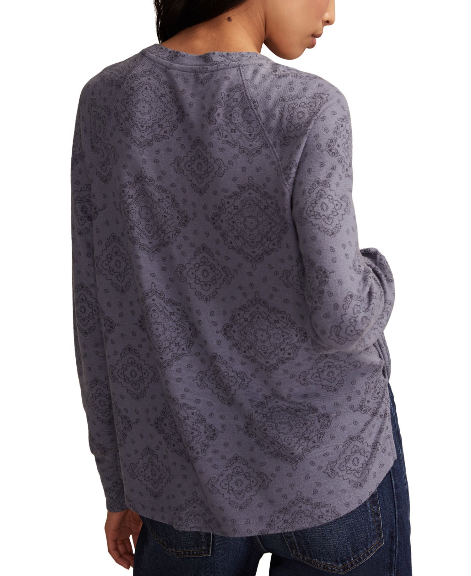 Women's Cloud Long Sleeve Crew Neck Sweater