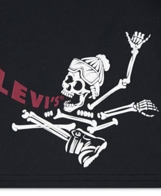 Boys 2T-7 Shredding Skeleton Short Sleeve T-Shirt