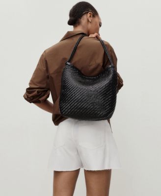 Women's Frayed Hem and Pleats Denim Shorts