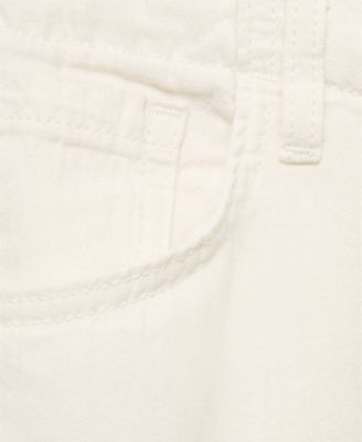 Women's Belted Wide Leg Denim Pants