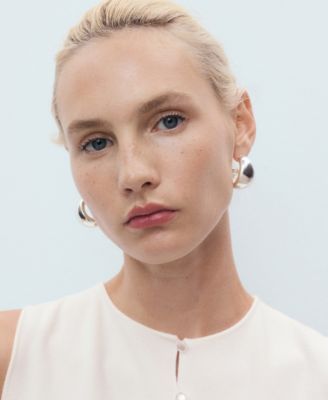 Women's Buttoned Fine-Knit Vest