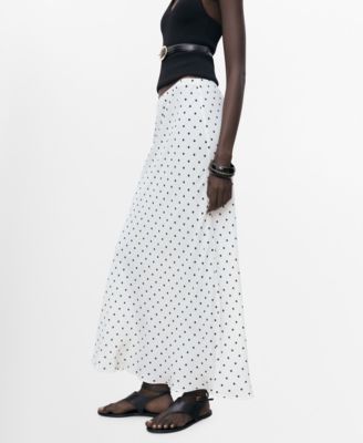 Women's Long Polka Dot Skirt