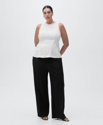 Women's Straight Mid-Rise Pants