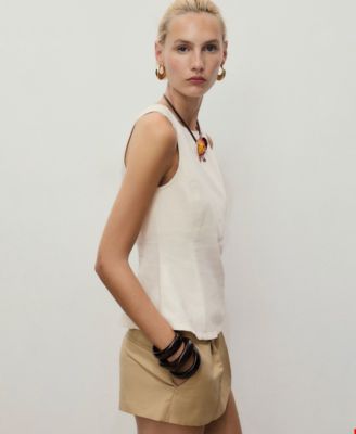 Women's Flared Denim Top