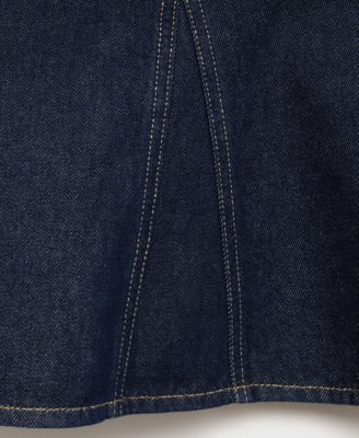 Women's Denim Peplum Top