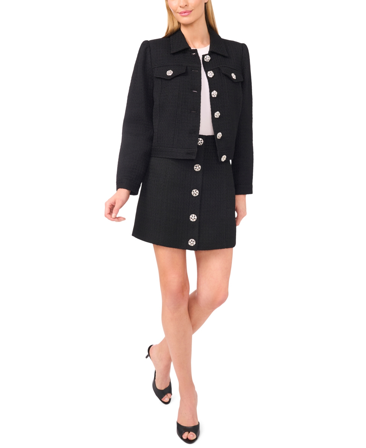 Cece Women's Puff Long-sleeve Jacket In Multi