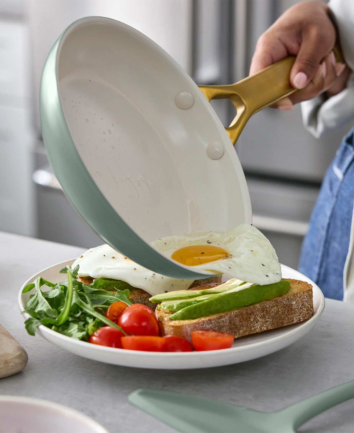 Greenpan Reserve 10-pc. Nonstick Cookware Set In Green