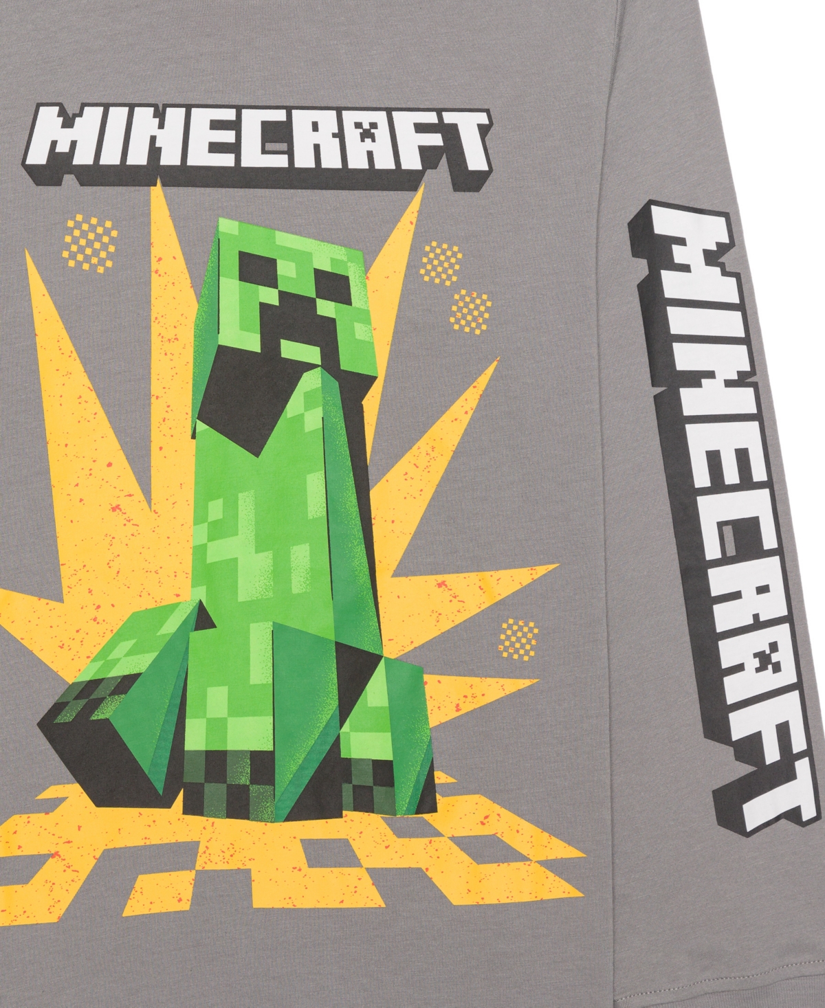 Minecraft Big Boys Hostile Behavior Long Sleeve T-Shirt