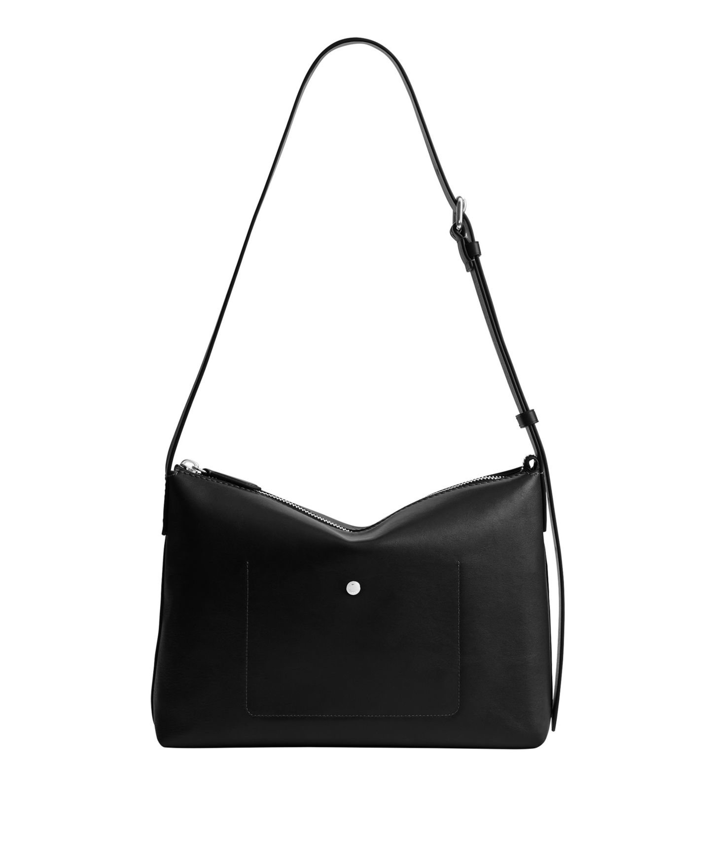 Сумка COACH Leather Mott Messenger, цвет: Чёрный — фото 3