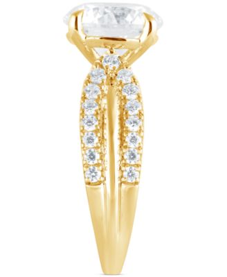 Certified Lab Grown Diamond Engagement Ring (4 ct. t.w.) in 14k Gold
