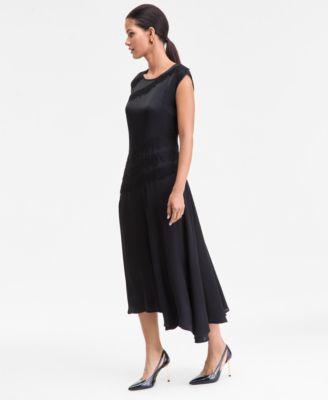 Women's Lace Stripe Midi Dress, Macy's Exclusive
