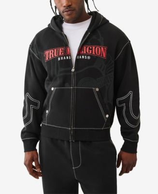TRUE RELIGION TAPING PULL HOODIEパーカーSサイズ Amazon.co.jp: True Religion Men's Buddha Logo Zip Hoodie, Black, S