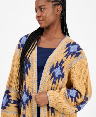 Women's Aztec Long Cardigan