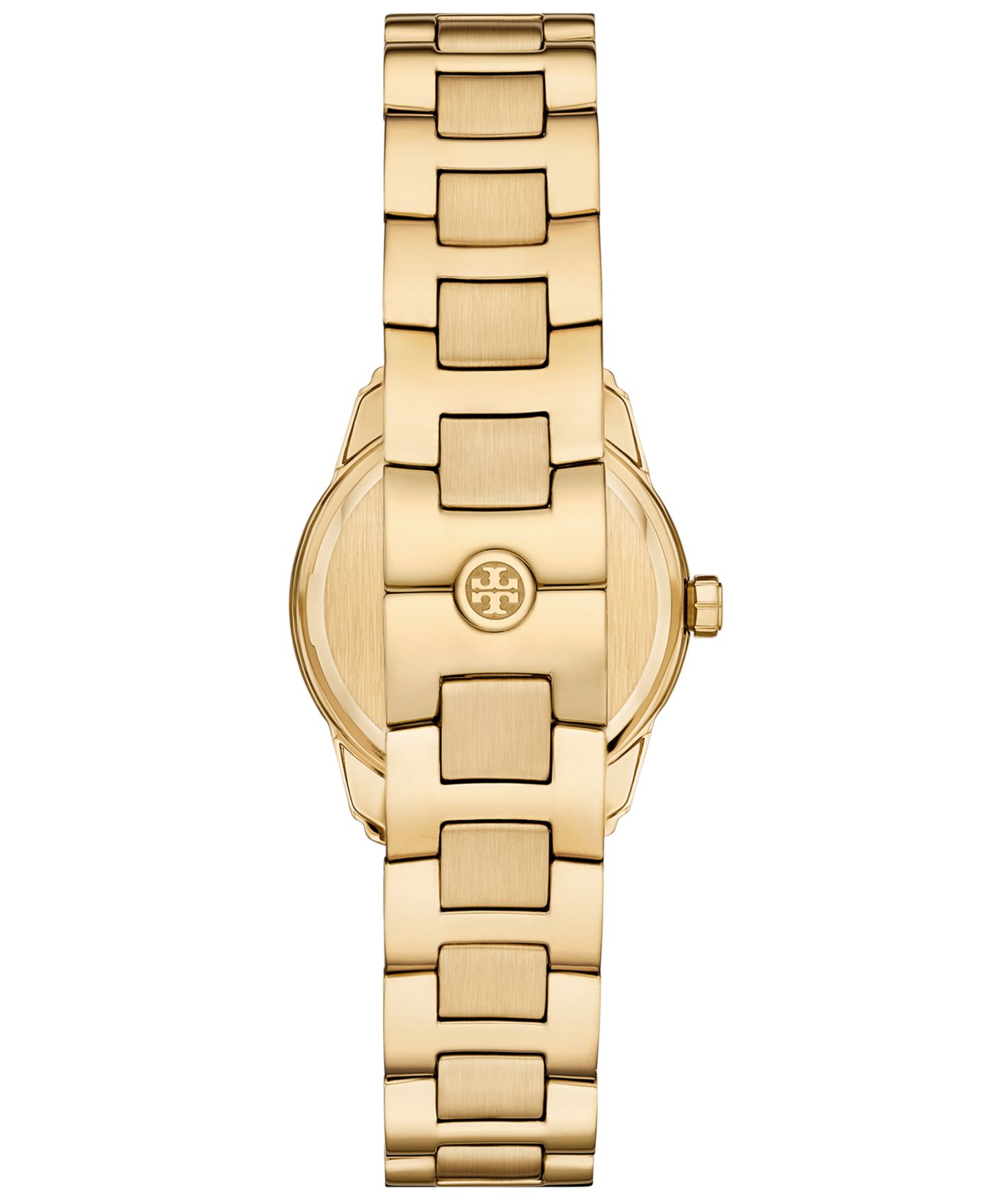 Женские часы Tory Burch The Miller Gold-Tone Stainless Steel Bracelet Watch 28mm — фото 3