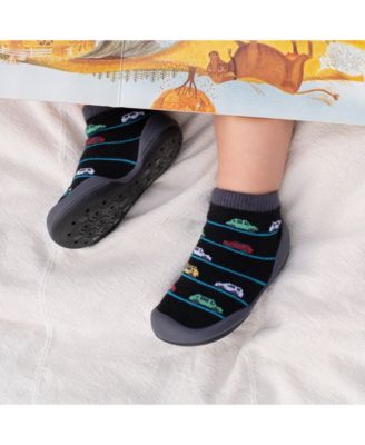 Baby Boys First Walk Sock Shoes Broom Broom