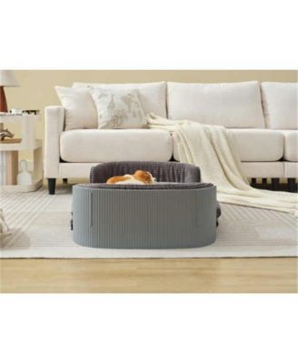 Gray  Cat Couch Bed with Removable Mattress Cover Suitable for Mid  Animal