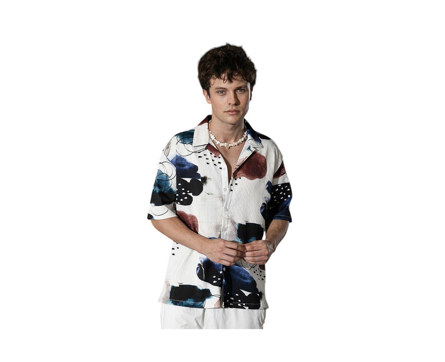 Abstract Blob Oversized Shirt