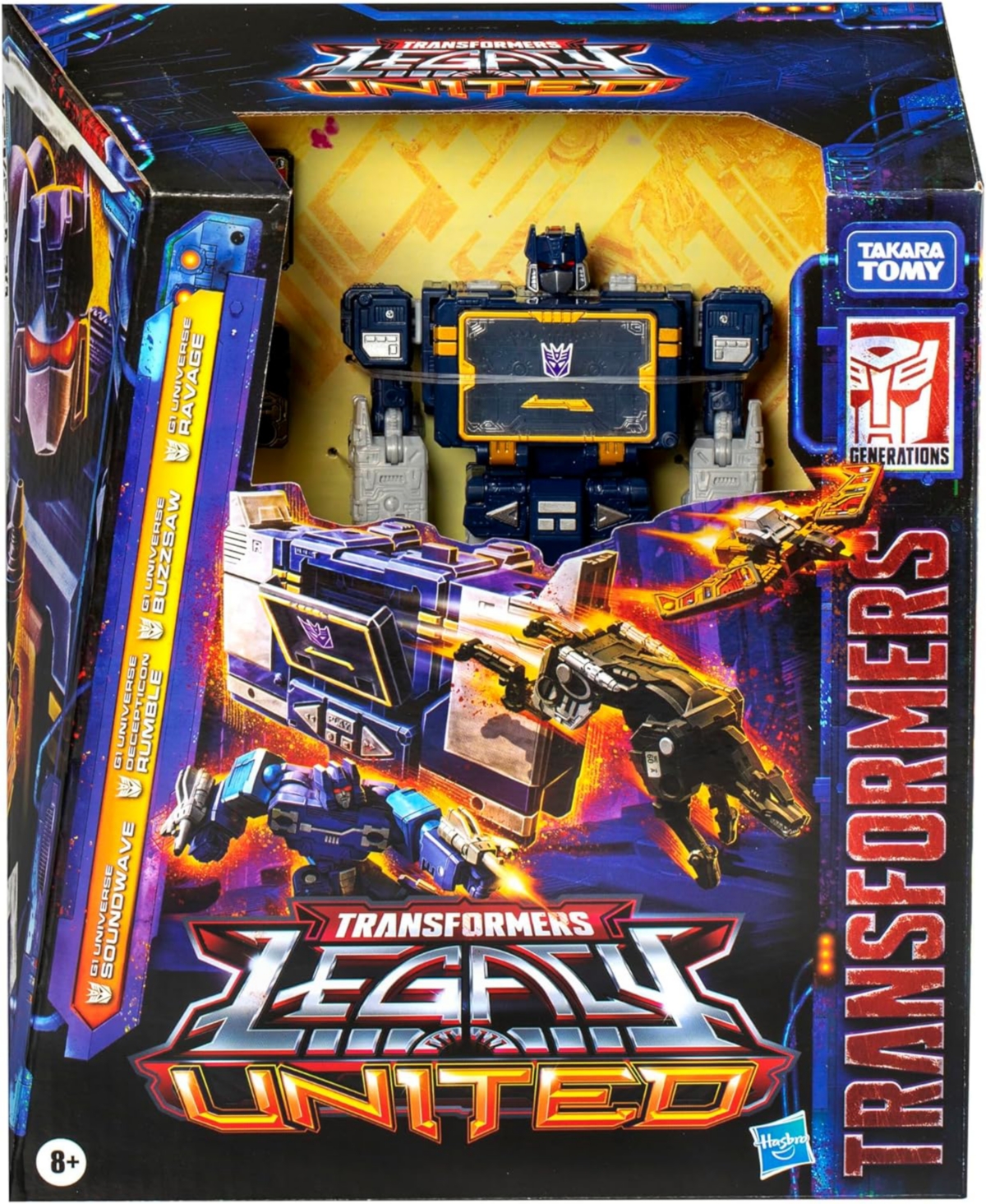 Transformers G1 Universe Soundwave Voyager Class | Transformers: Legacy United