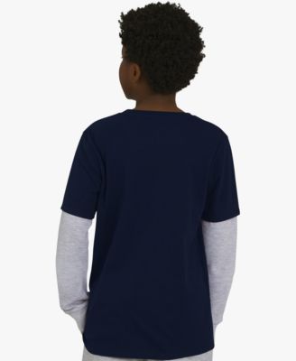 Big Boys Layered-Look Graphic T-Shirt 