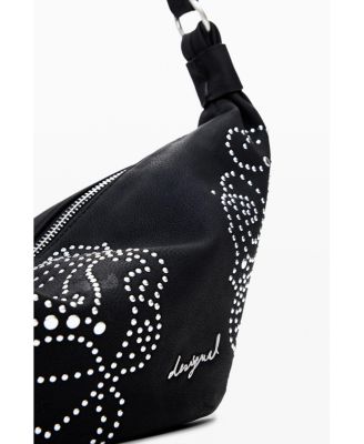 Women's Small faux leather studded bag