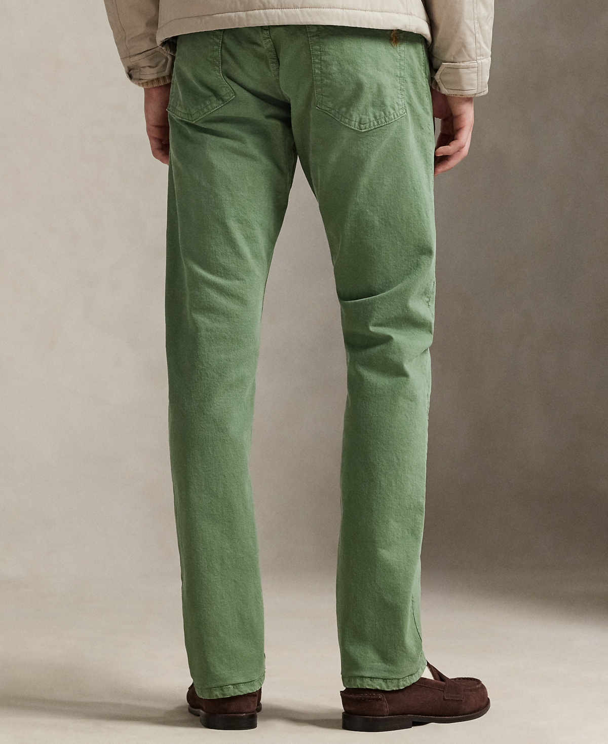 Polo Ralph Lauren Men's Varick Slim Straight Stretch Jeans In Green