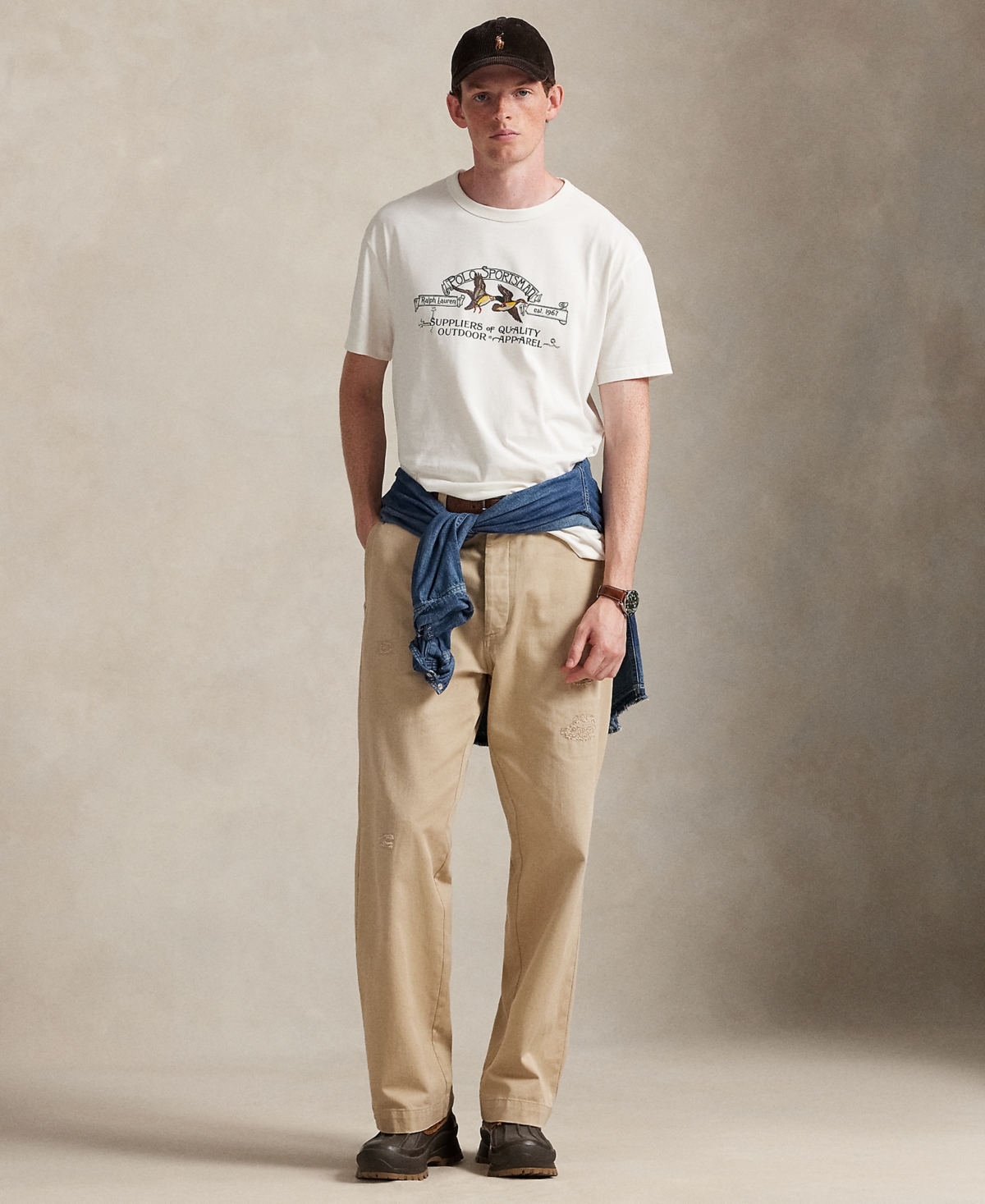 Polo Ralph Lauren Men's Classic-fit Polo Sportsman T-shirt In White