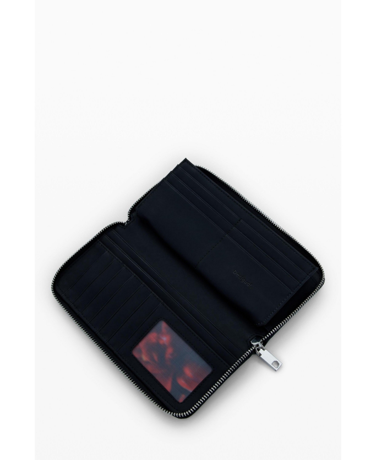 Desigual Women's Large perforated studded wallet