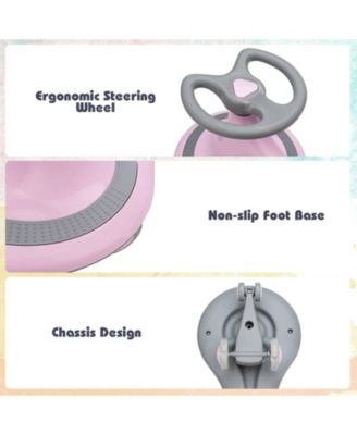 Kid's Wiggle Ride-On Car with Flashing PU Wheels