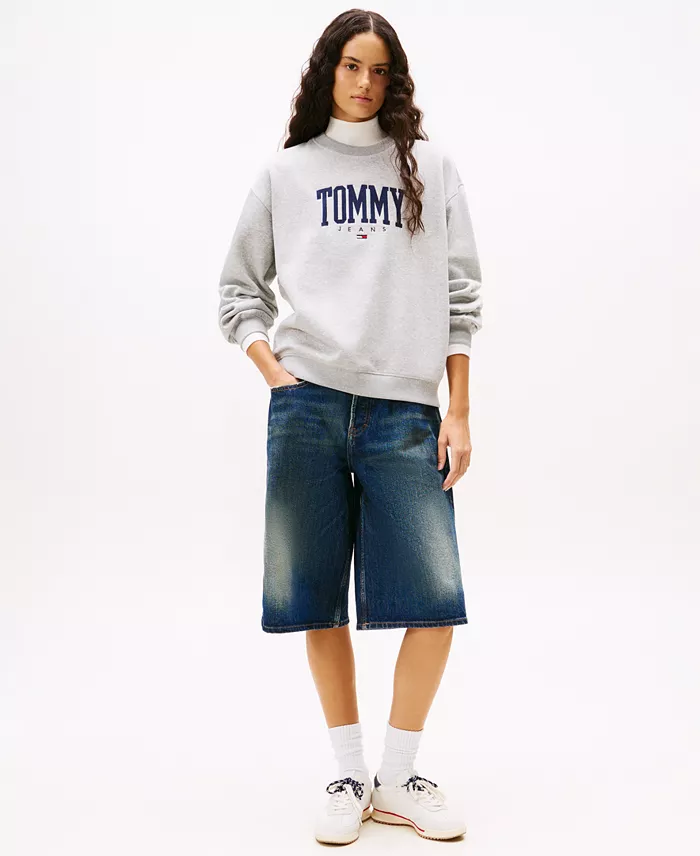 Women's Collegiate Crewneck Logo Sweatshirt - thumbnail 8