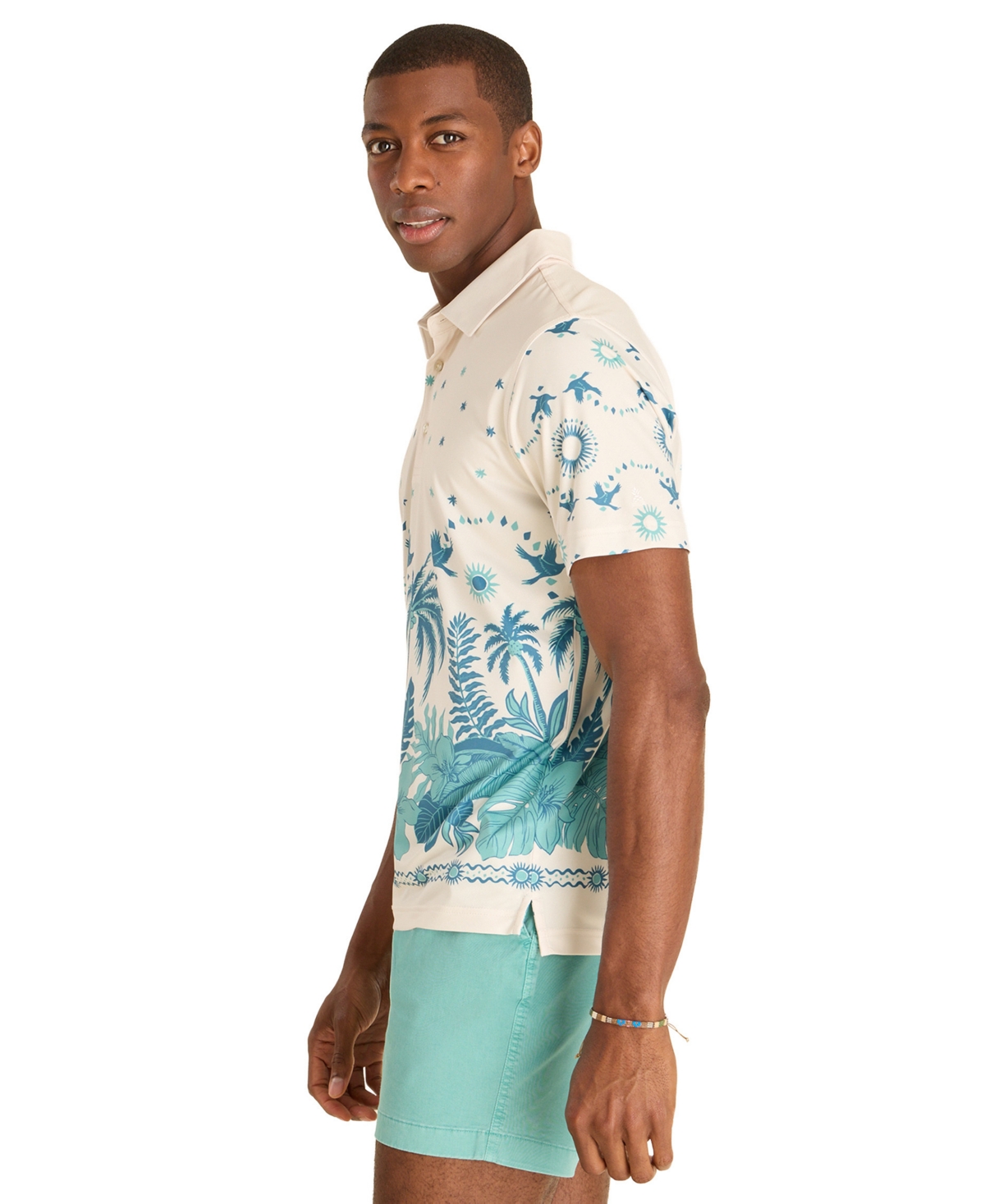 Chubbies Men's The Scenic Route Performance Polo Shirt