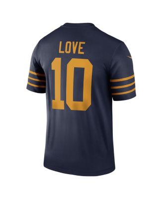 Men's Jordan Love Navy Green Bay Packers The 1923 Classic Legend Player Dri-FIT Jersey
