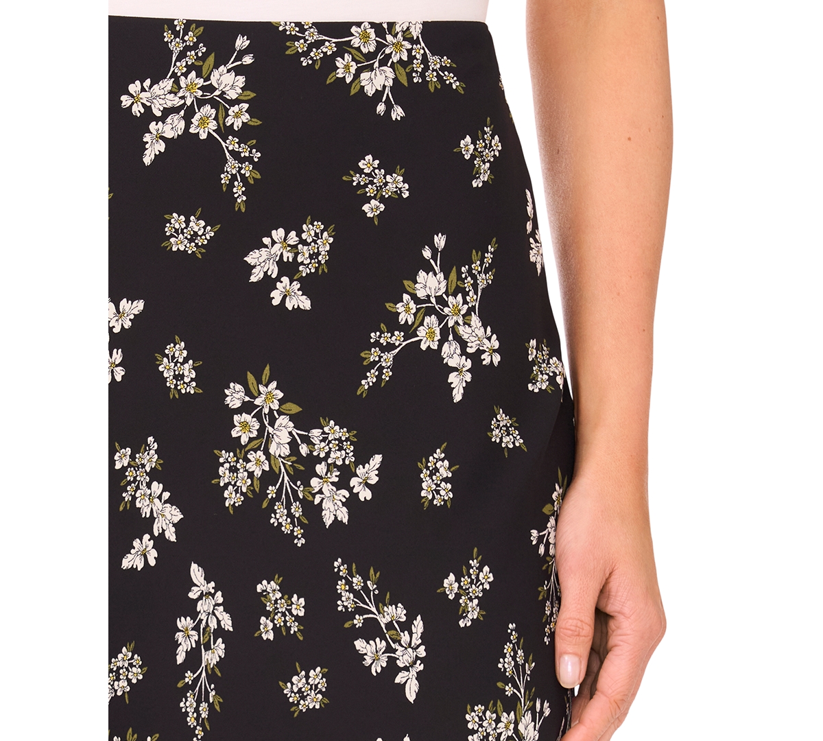 Cece Women's Bias Midi Skirt In Multi