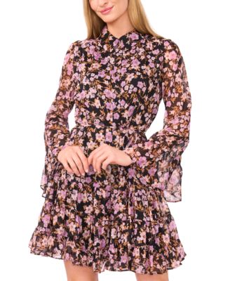 Women's Tiered Shirt Dress