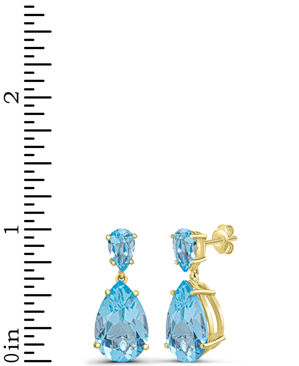 Macy's Women's Drop Earrings In Sterling Silver