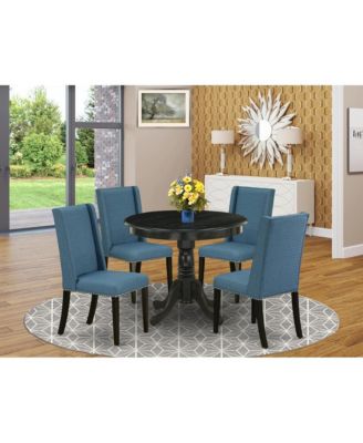 Dining Room Set Wirebrushed Black