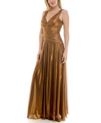 Women's Drop Waist V-Neck Dress