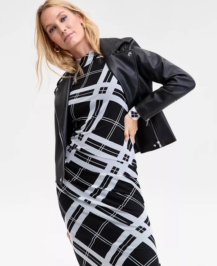 Women's Side-Ruched Maxi Dress - thumbnail 4
