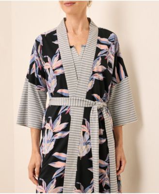 Organic Cotton Staycation Short Robe
