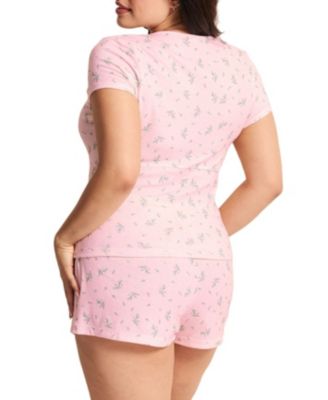 Eloise Women's Plus-Size Short Pajama Set