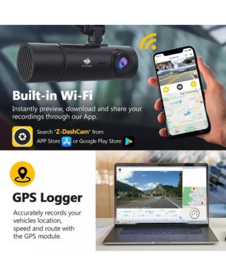 3-Channel Touch Screen IR Night Vision and Super Capacitor 4K Dash Cam