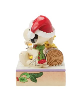 Snoopy and Woodstock Roasting Figurine