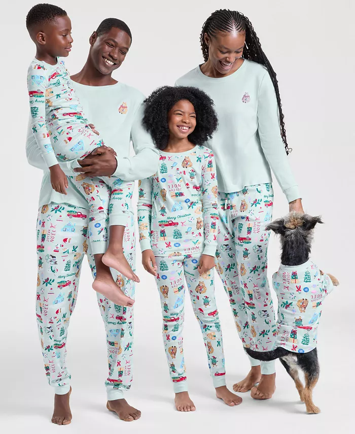 Men's Winter Holiday Cotton Pajama Set - thumbnail 5