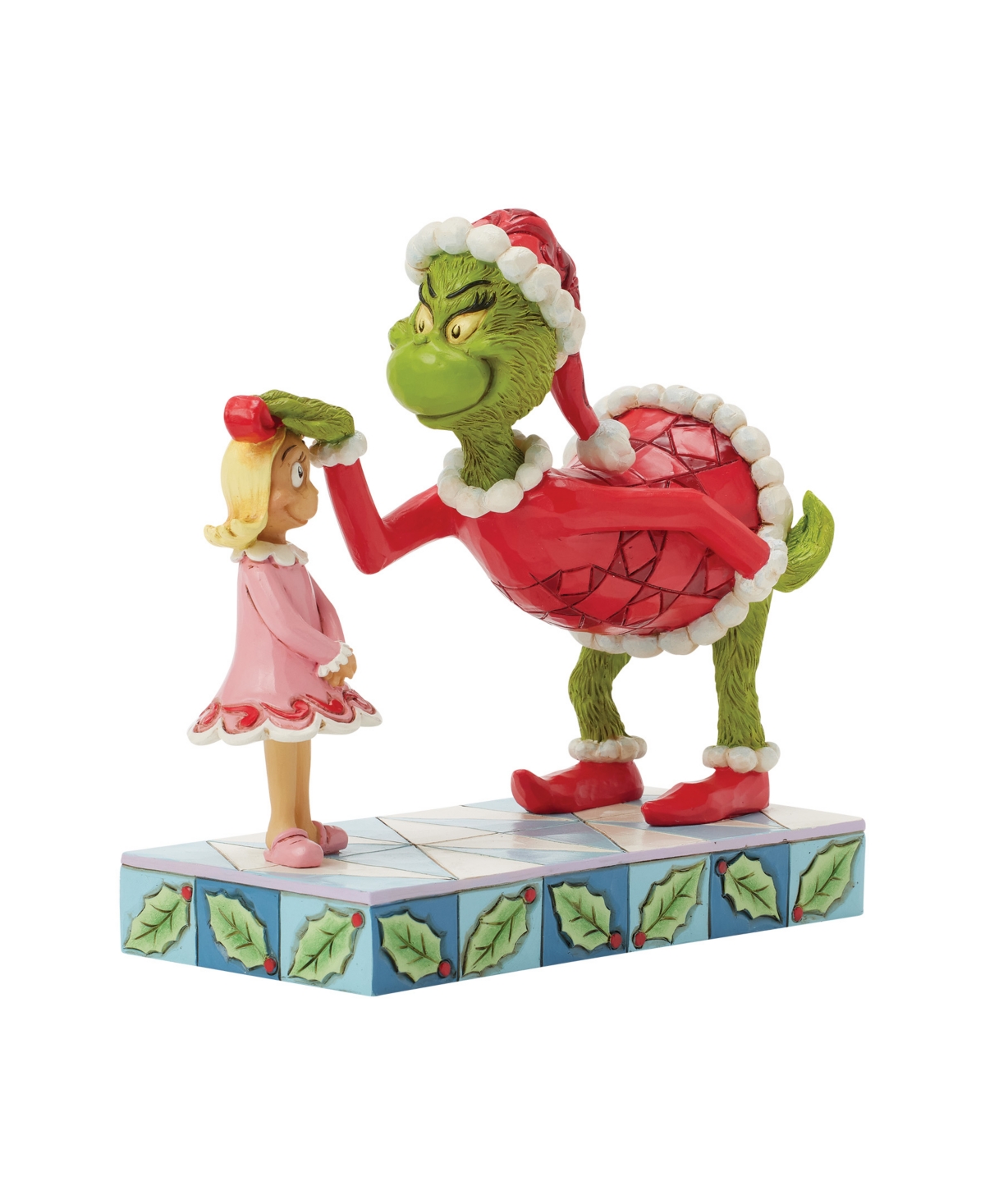 Jim Shore Grinch Pat Cindy Lou Head Figurine In Multi