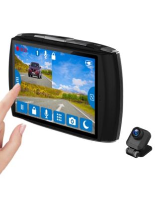 4&iquest; Touchscreen 4K Wi-Fi Dash Cam, 2K+1080P Front & Rear, Night Vision, WDR, G-Sensor, Loop Recording, Parking Mode, 32&iquest;GB TF Card Included