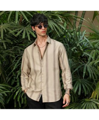 Men's Halo-Striped Shirt