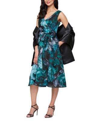 Women's Printed Midi Yoryu Sleeveless Dress
