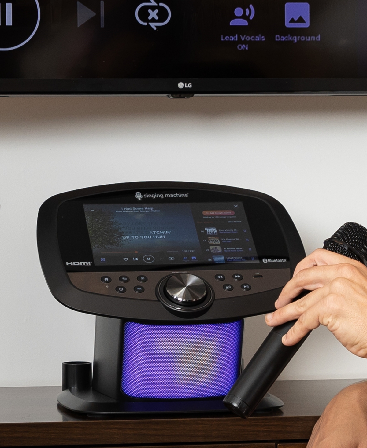 Singing Machine Bluetooth Professional Karaoke Hub